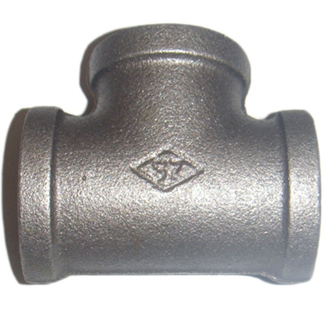 Black Malleable Iron Pipe Fittings Elbow Reducing